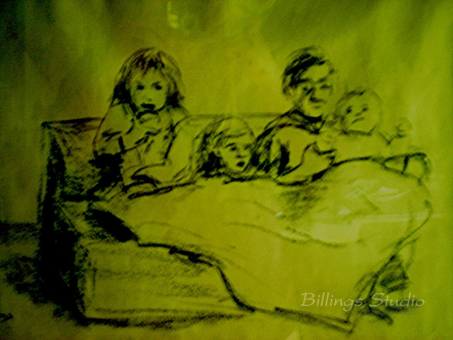 Sketch of Artist's Family