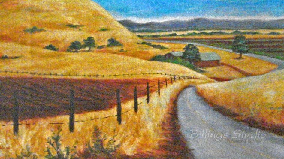 Golden Hills of Gilroy, California, 1987