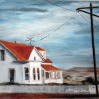 Farmhouse with Picket Fence, 1986